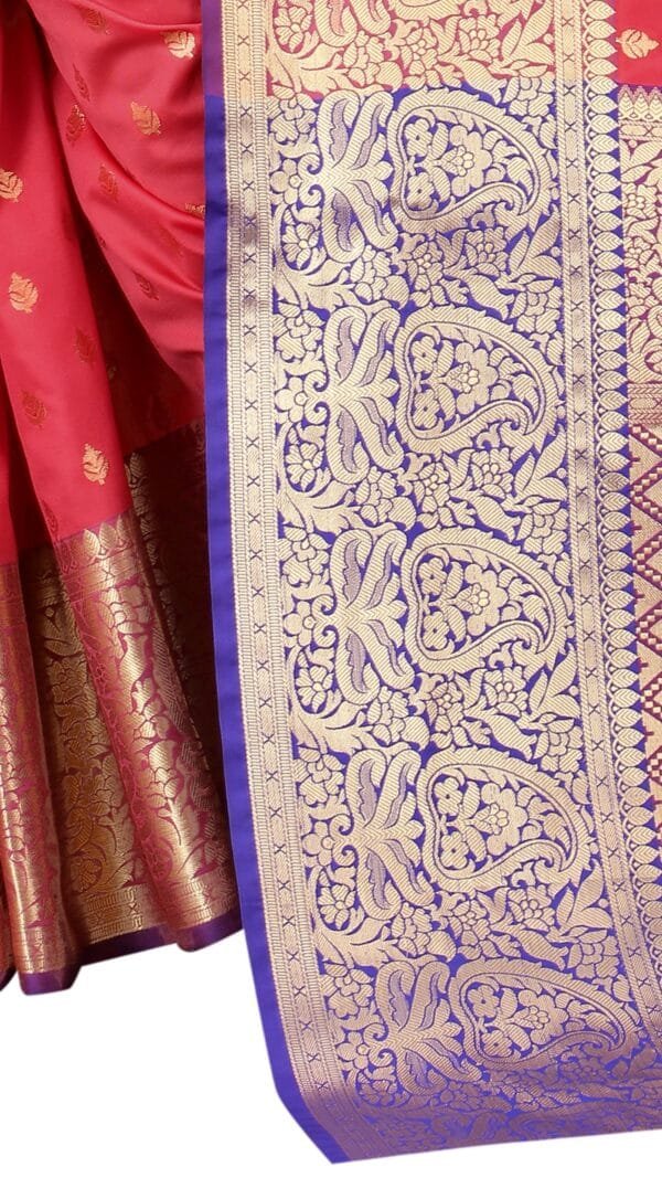 Organza Saree Online Shopping Light Pink Colour Saree - Designer Sarees Rs 500 to 1000