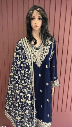 Pakistani Dress Design - Blue Pakistani Suits