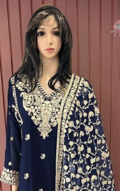 Pakistani Dress Design - Blue Pakistani Suits