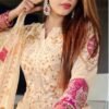Pakistani Dress Design - Light Orange Colour Pakistani Suits