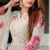 Pakistani Dress Designers - White Colour Pakistani Suits