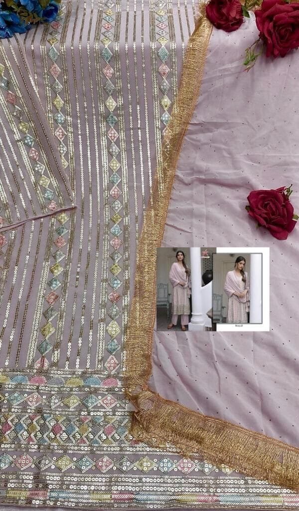 Pakistani Dress Ladies - Light Pink Pakistani Suits