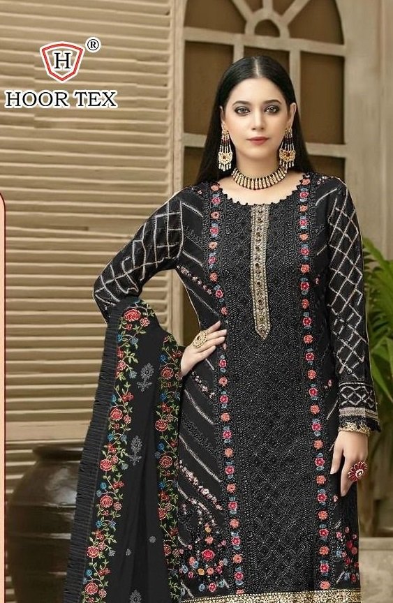 Velvet Embroidered Pakistani Designer Dresses, Semi Stitched at Rs 950 in  Surat