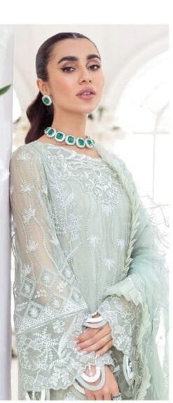 Pakistani Dress Online - Sky Blue Colour Pakistani Suits