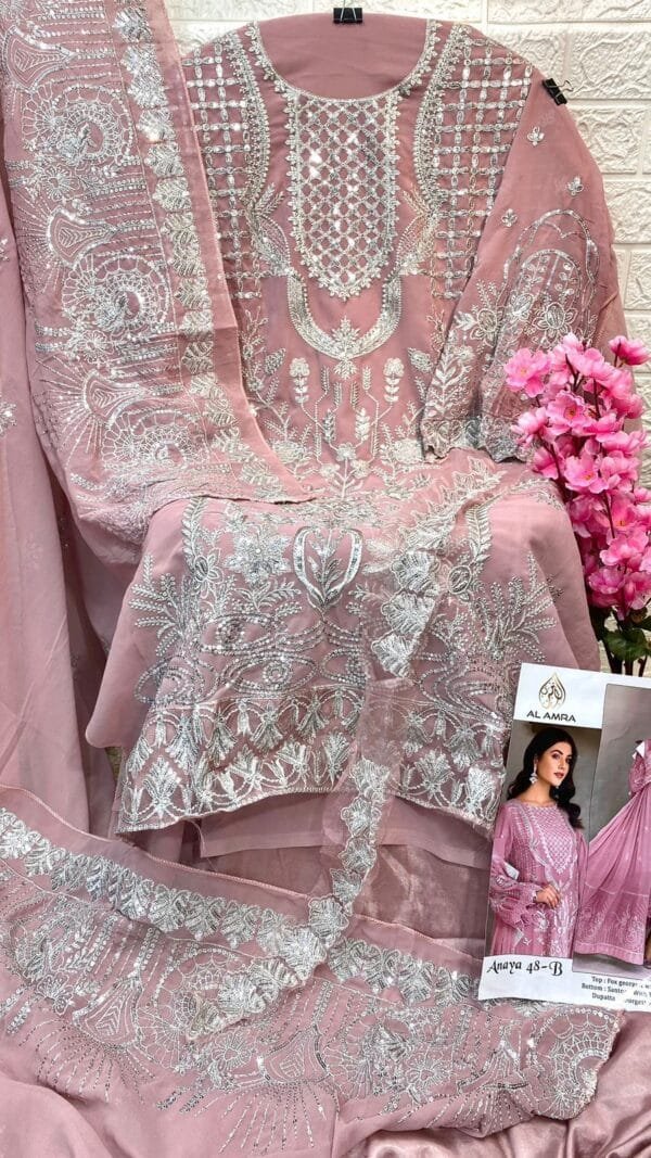 Pakistani Dress Styles - Pink Colour Pakistani Suits