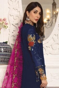 Pakistani Suits In Delhi - Blue Colour Pakistani Suits