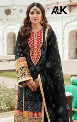 Pakistani Suits Sale Online -Black Colour Pakistani Suits