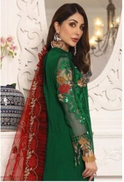 Pakistani Suits Wedding - Green Colour Pakistani Suits