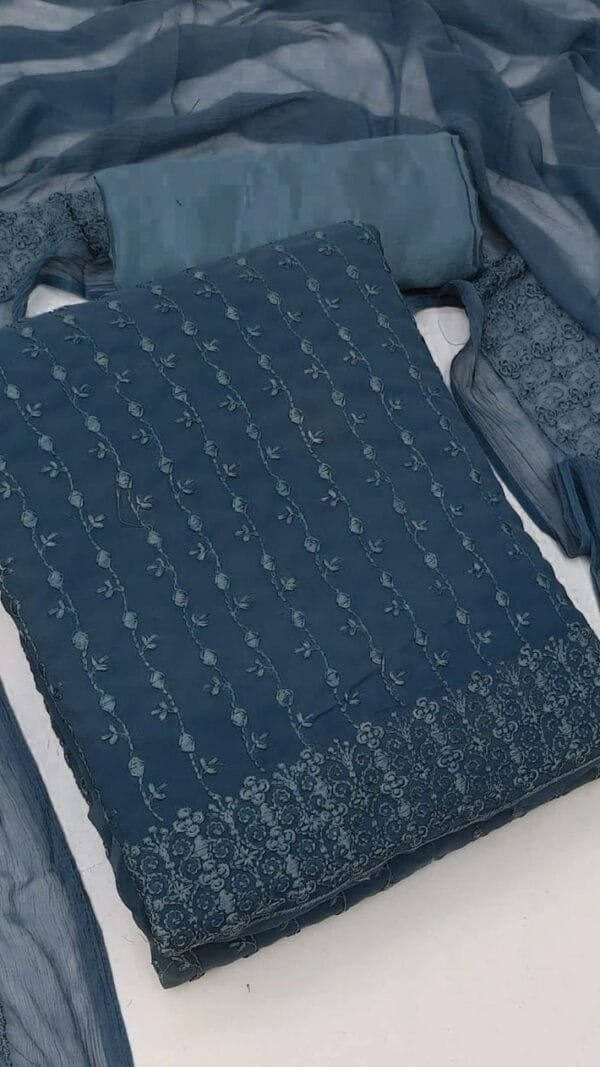 Salwar Suit Blue - Salwar Suit