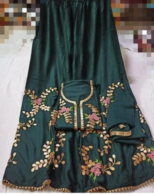 Salwar Suit Ki Design - Green Colour Salwar Suit