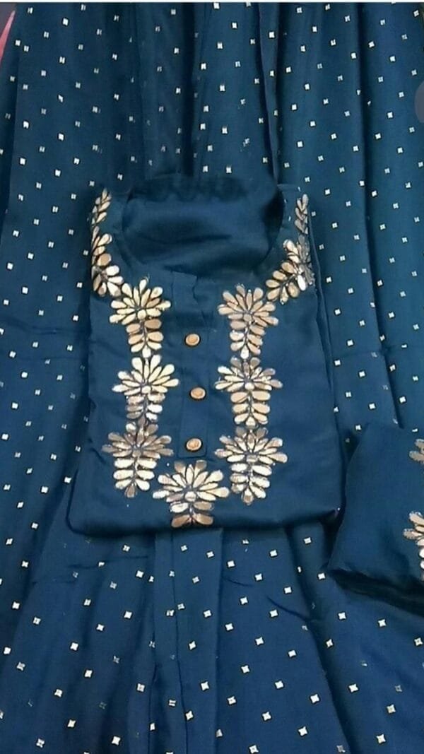 Salwar Suit Latest Design -Blue Colour Salwar Suit