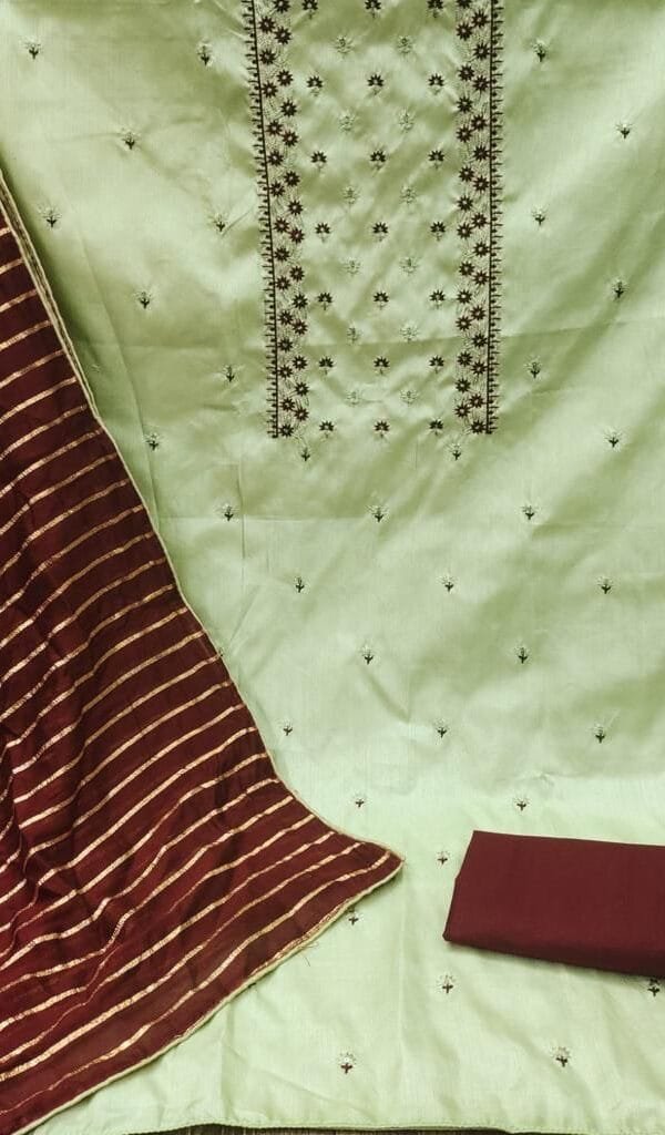 Salwar Suit Pattern - Light Green Colour Salwar Suit