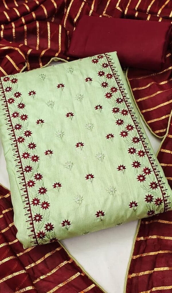 Salwar Suit Pattern - Light Green Colour Salwar Suit