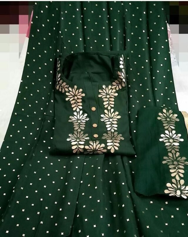 Salwar Suit Readymade - Green Colour Salwar Suit