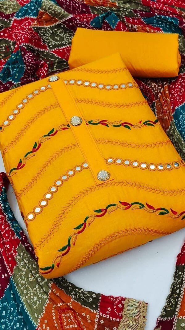 Salwar Suit Yellow Colour - Salwar Suit