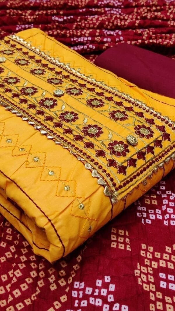 Salwar Suit Yellow Colour - Salwar Suit