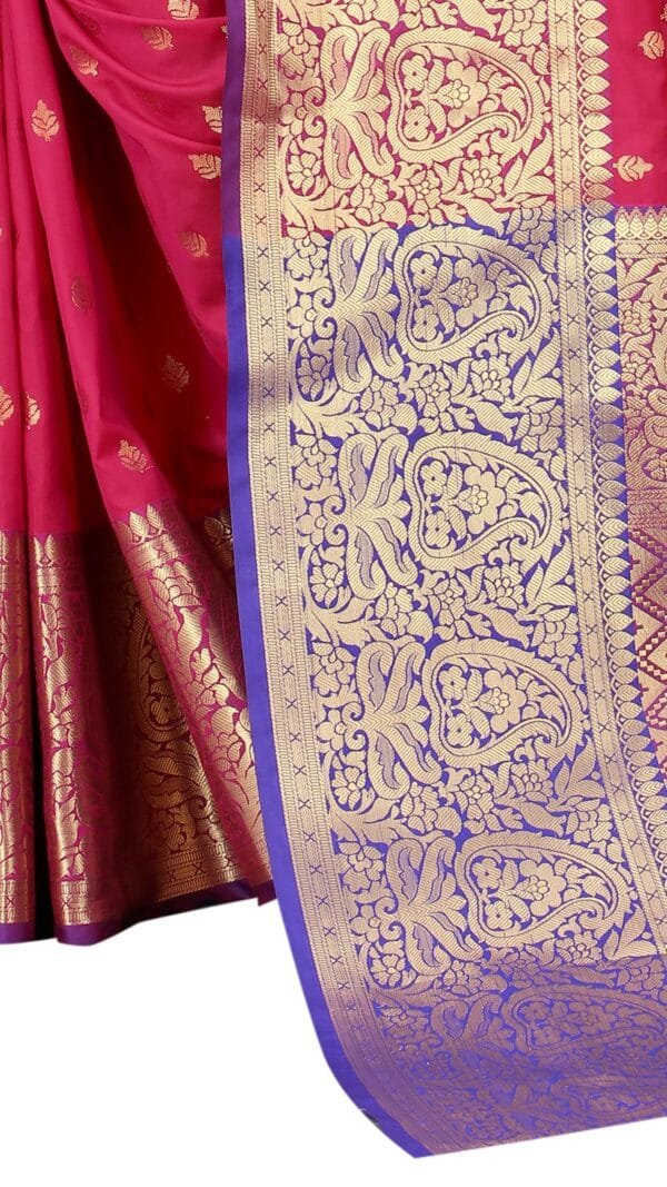 Saree Gown Online Pink Colour Saree - Designer Sarees Rs 500 to 1000