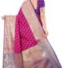 Saree Gown Online Pink Colour Saree - Designer Sarees Rs 500 to 1000