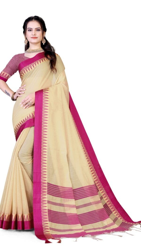Saree In Online India Brown Colour Saree - Designer Sarees Rs 500 to 1000
