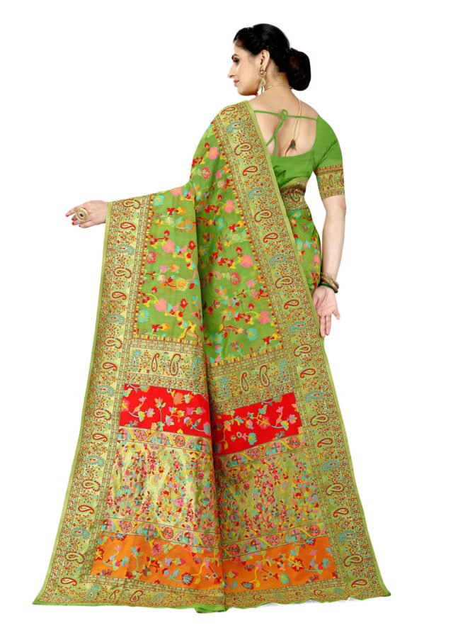 Saree Online Best Green Colour Saree - Designer Sarees Rs 500 to 1000