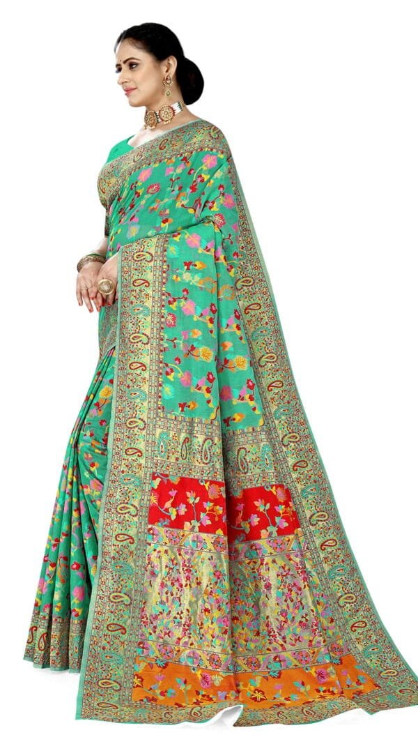 Saree Online Cotton Blue Colour Saree - Designer Sarees Rs 500 to 1000