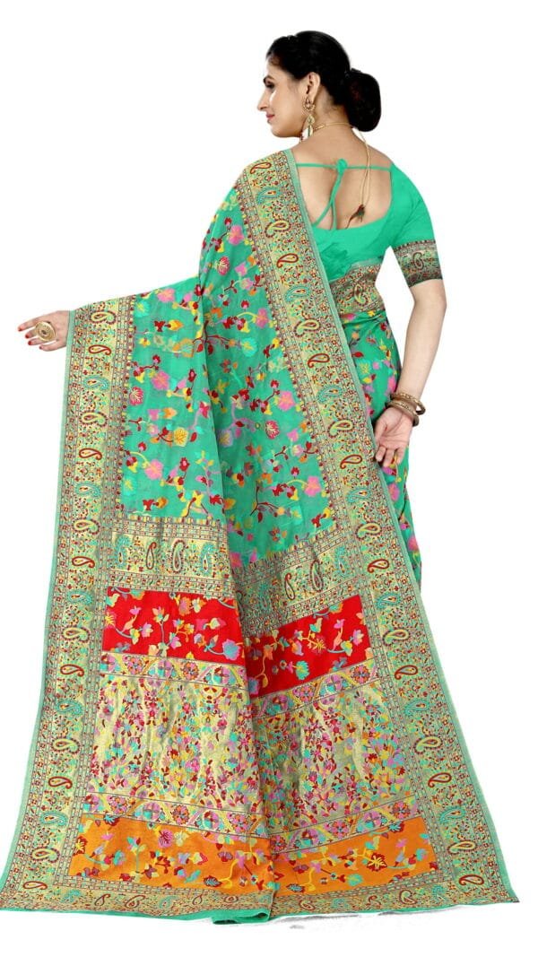 Saree Online Cotton Blue Colour Saree - Designer Sarees Rs 500 to 1000