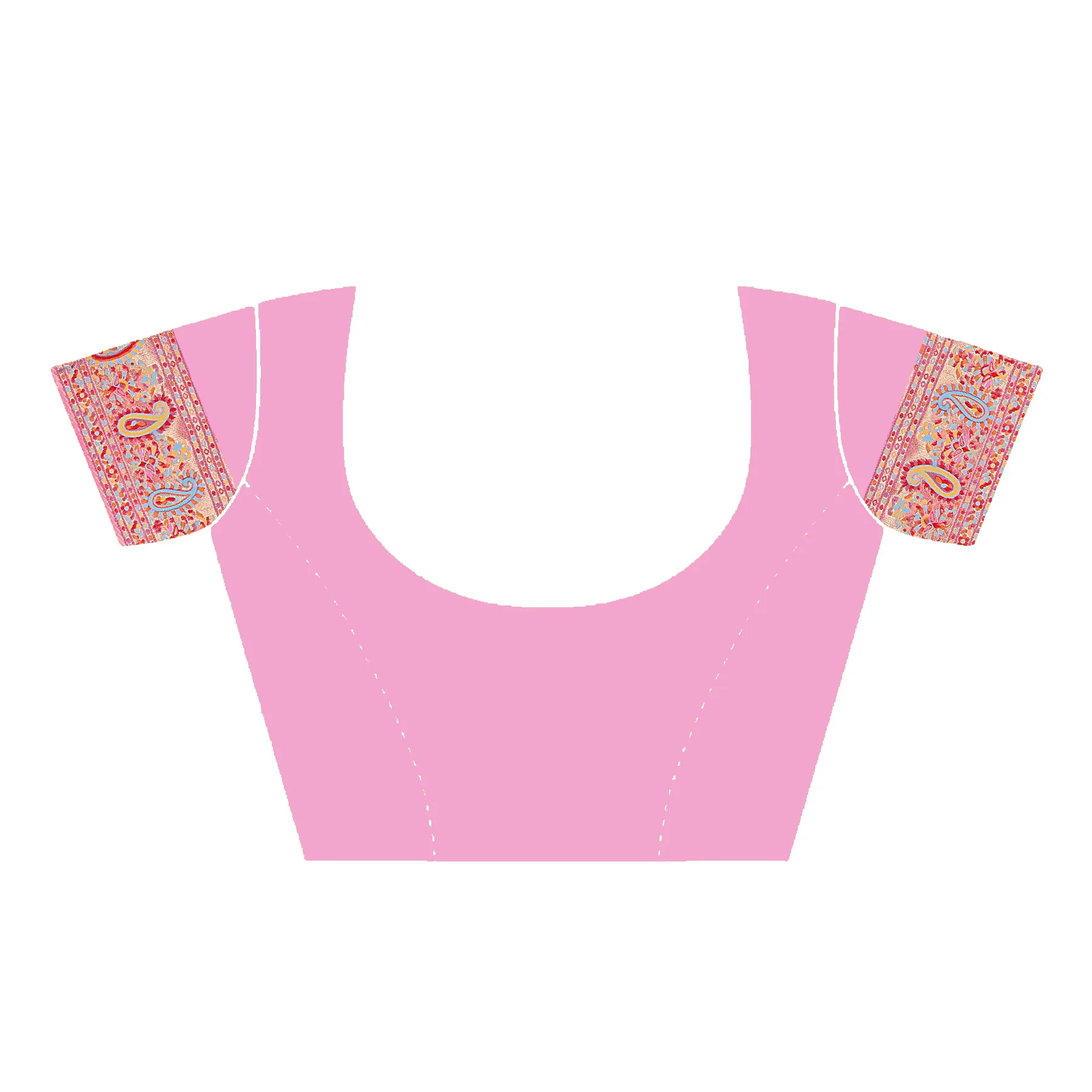 Saree Online Designer Pink Colour Saree - Designer Sarees Rs 500 to 1000