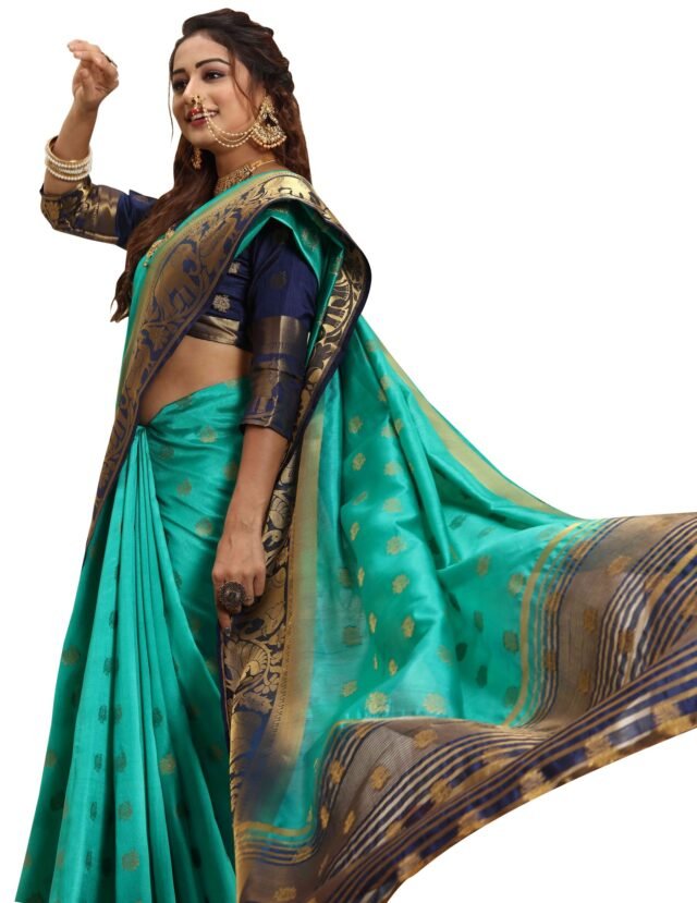 Saree Online Green Colour Saree - Designer Sarees Rs 500 to 1000