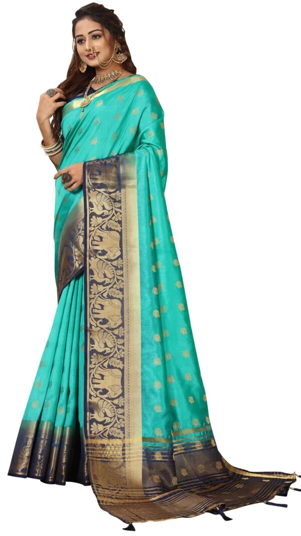 Saree Online Green Colour Saree - Designer Sarees Rs 500 to 1000