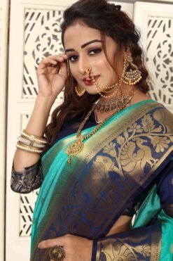 Saree Online Green Colour Saree - Designer Sarees Rs 500 to 1000
