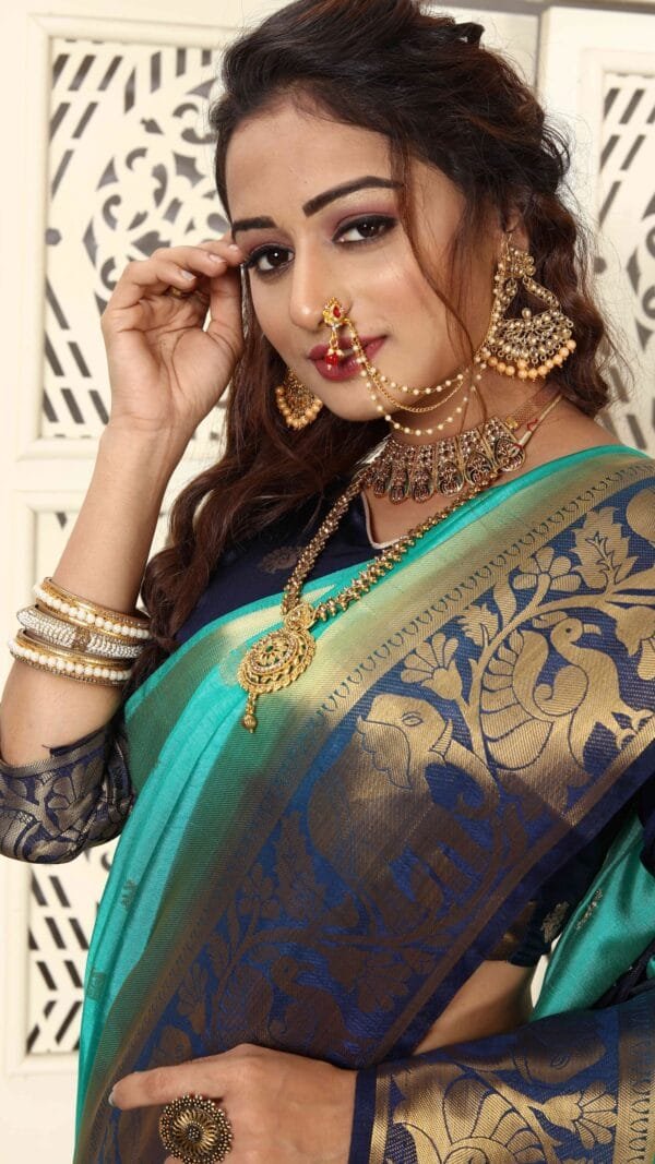 Saree Online Green Colour Saree - Designer Sarees Rs 500 to 1000