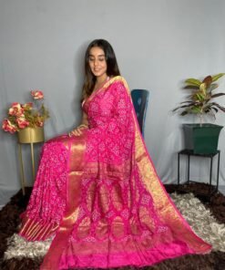 Saree Online Hyderabad - Pink Colour Designer Sarees Rs 500 to 1000