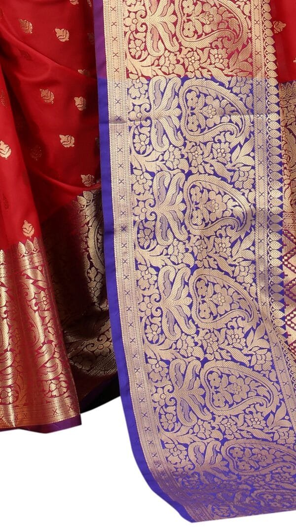 Saree Online Kolkata Red Colour Saree - Designer Sarees Rs 500 to 1000