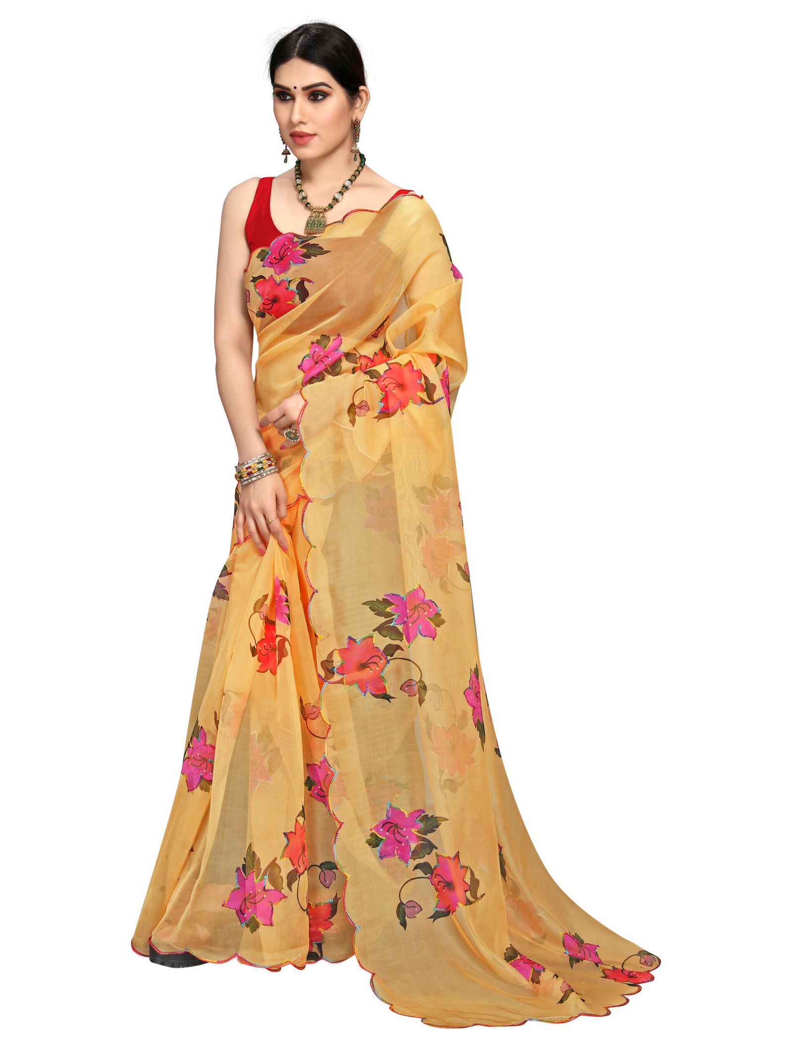 Meesho party wear saree review, Best party wear saree under 500/