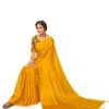 Saree Online Order Yellow Colour Saree - Designer Sarees Rs 500 to 1000