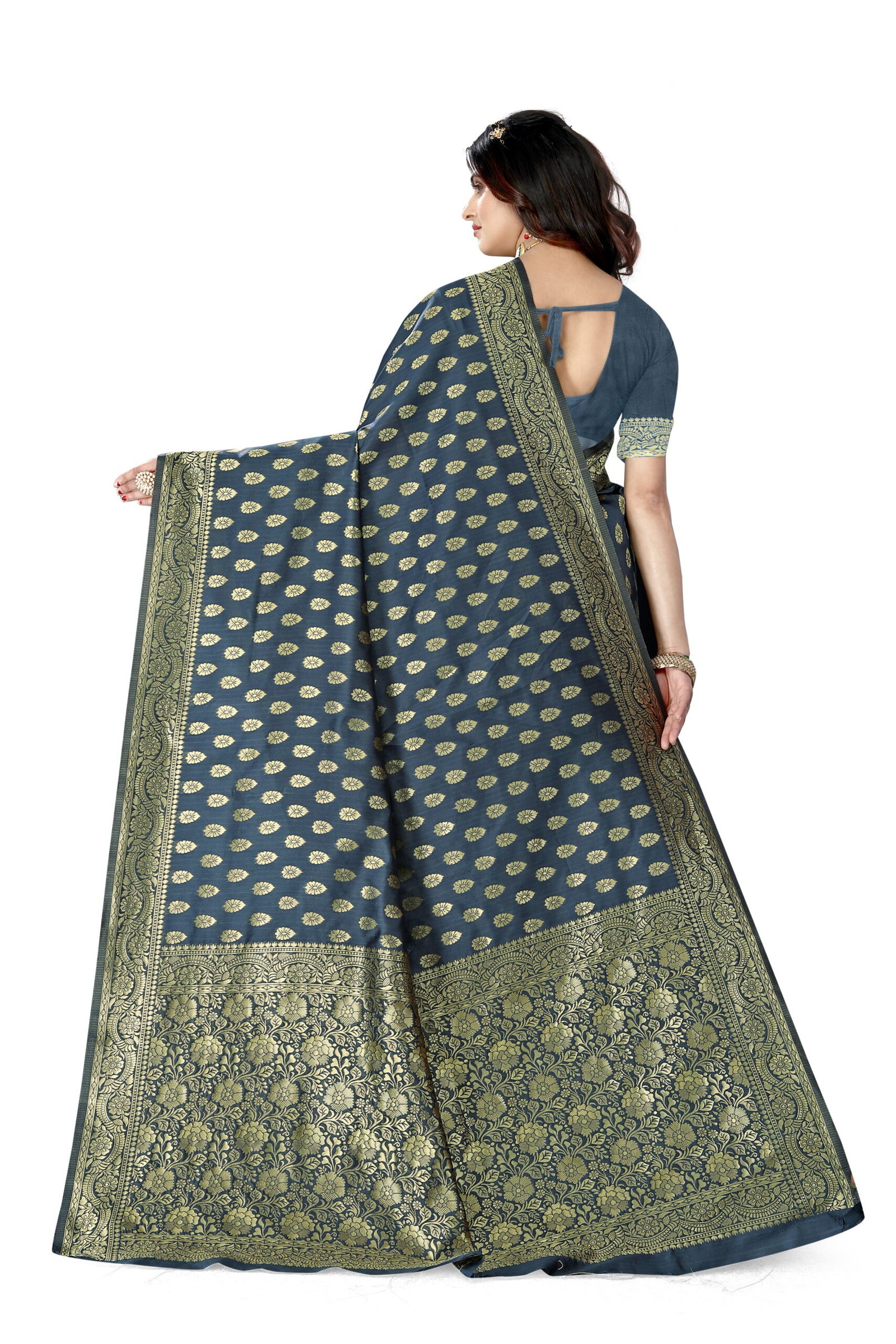 Buy online Pothys Blue And Pink Silk Saree from ethnic wear for Women by  Pothys for ₹9247 at 0% off | 2024 Limeroad.com