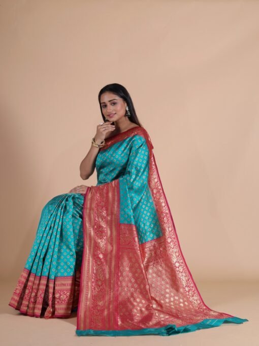 Saree Online Shopping 499 Blue Colour Saree - Designer Sarees Rs 500 to 1000