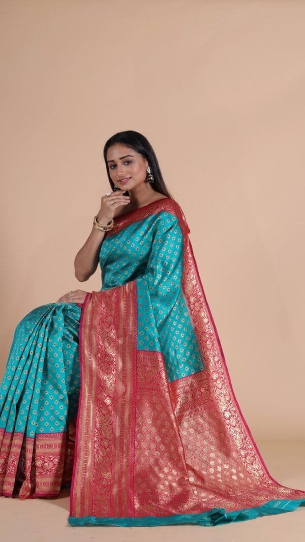 Saree Online Shopping 499 Blue Colour Saree - Designer Sarees Rs 500 to 1000