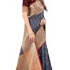 Saree Online Shopping Chennai Gray Colour Saree - Designer Sarees Rs 500 to 1000