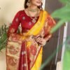 Saree Online Shopping Coimbatore Yellow Colour Saree - Designer Sarees Rs 500 to 1000