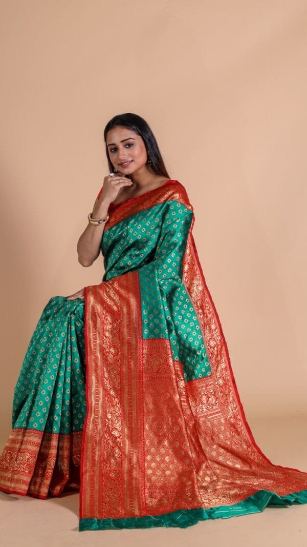 Saree Online Shopping In Kerala Red Blue Colour Saree - Designer Sarees Rs 500 to 1000