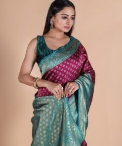 Saree Online Shopping India Brown Colour Saree - Designer Sarees Rs 500 to 1000