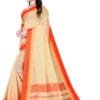 Saree Online Shopping With Price Light Orange Colour Saree - Designer Sarees Rs 500 to 1000