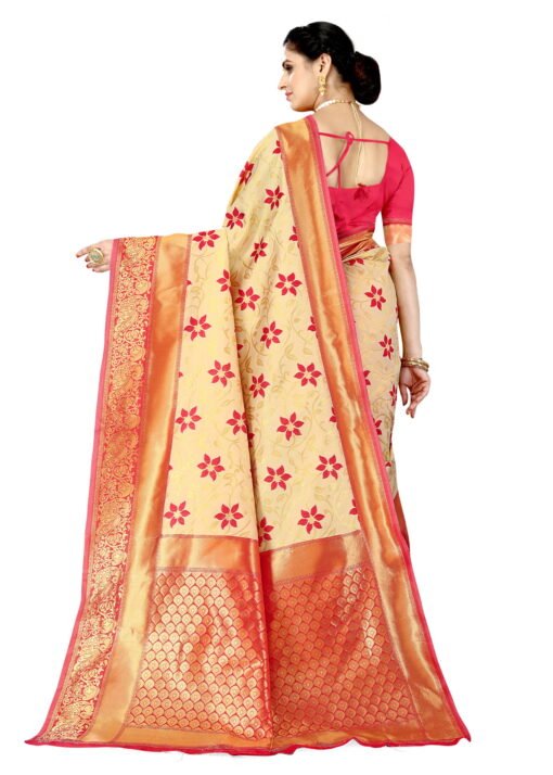 Saree Price Yellow Colour Saree - Designer Sarees Rs 500 to 1000