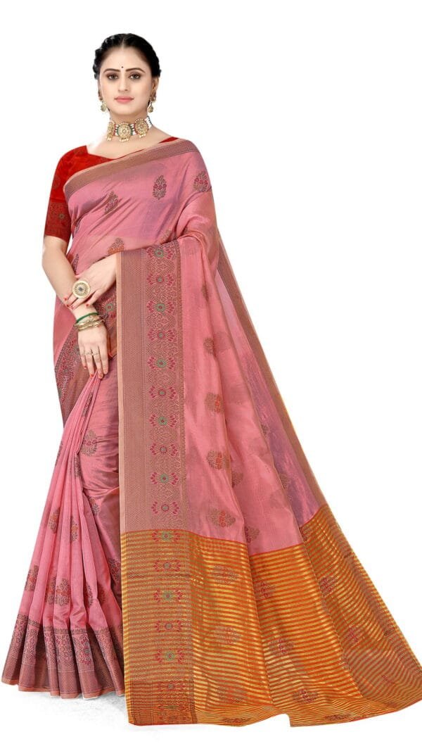 Saree Under 800 Light Brown Colour Saree - Designer Sarees Rs 500 to 1000