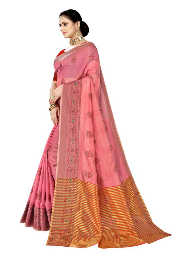 Saree Under 800 Light Brown Colour Saree - Designer Sarees Rs 500 to 1000
