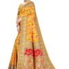 Sarees Shopping Online Yellow Colour Saree - Designer Sarees Rs 500 to 1000