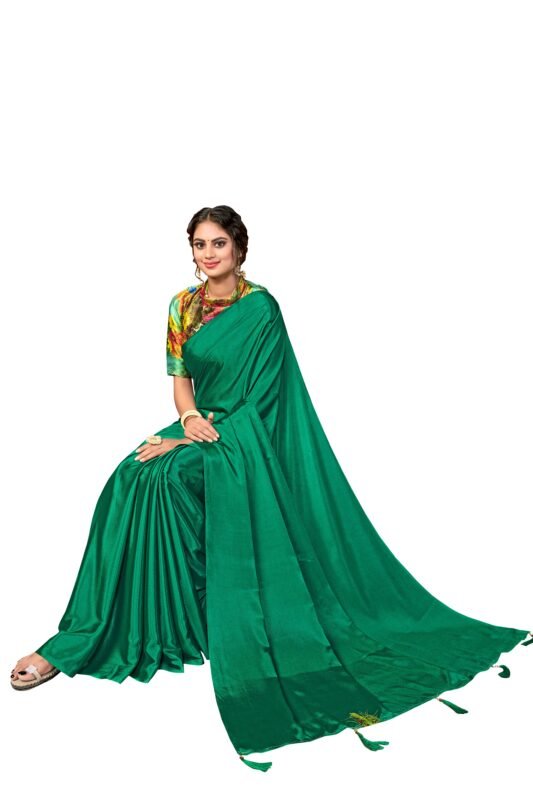 Breathtaking Wine Rangoli Satin Silk Plain Designer Saree Online - RJ  Fashion