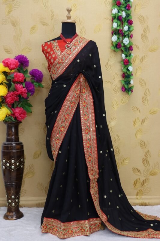 Buy Rakesh Sarees Women's Cotton Silk Trending & Fancy Weaving Border Saree  With Blouse Piece (Rakesh Sarees-05) at Amazon.in