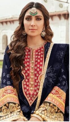 Wedding Pakistani Suits - Blue Colour Pakistani Suits